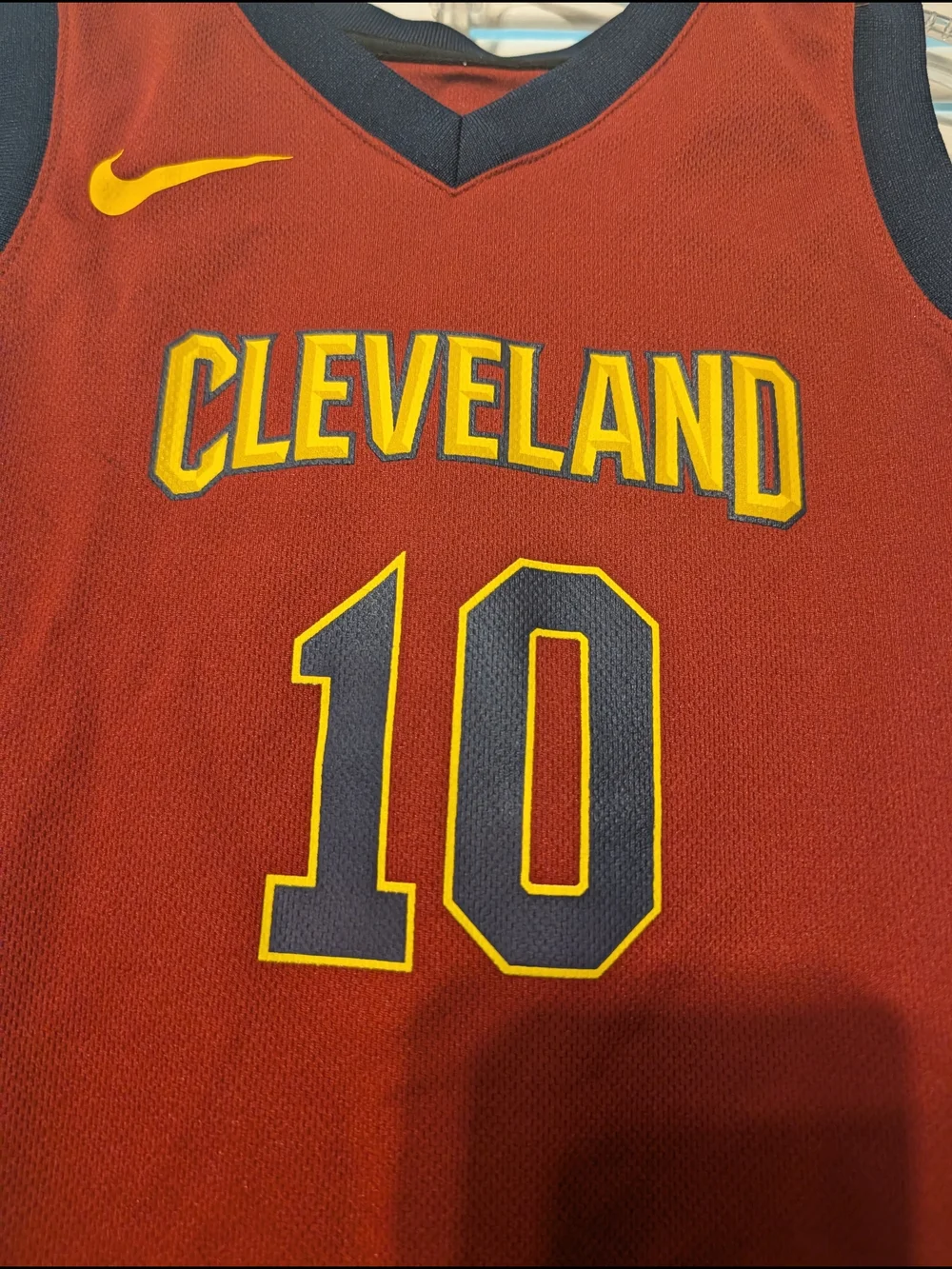 Nike Cleveland Kids' Toddler #10 Garland Basketball Jersey - Size M